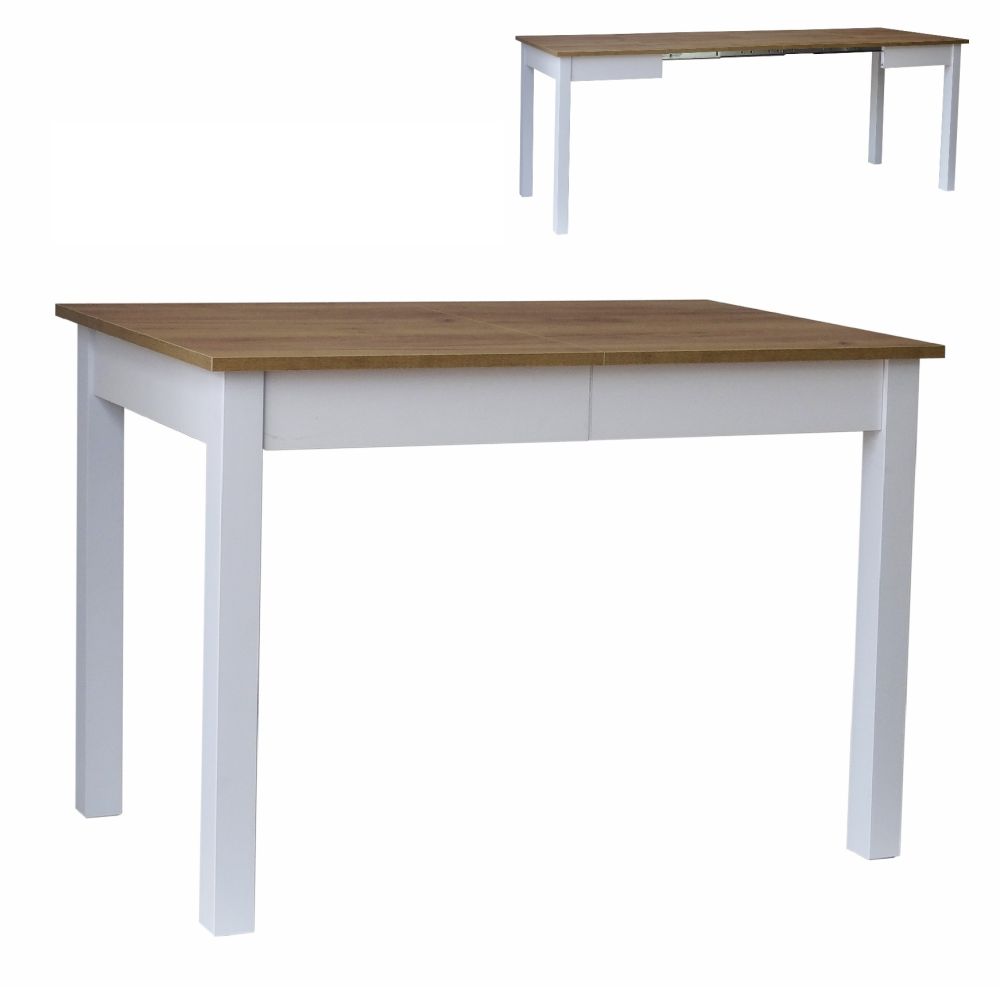 Stół rozsuwany 70x120/220cm blat grub. 18mm (Mix kolorów) Kod: 532/2 M OKAZJA -20%