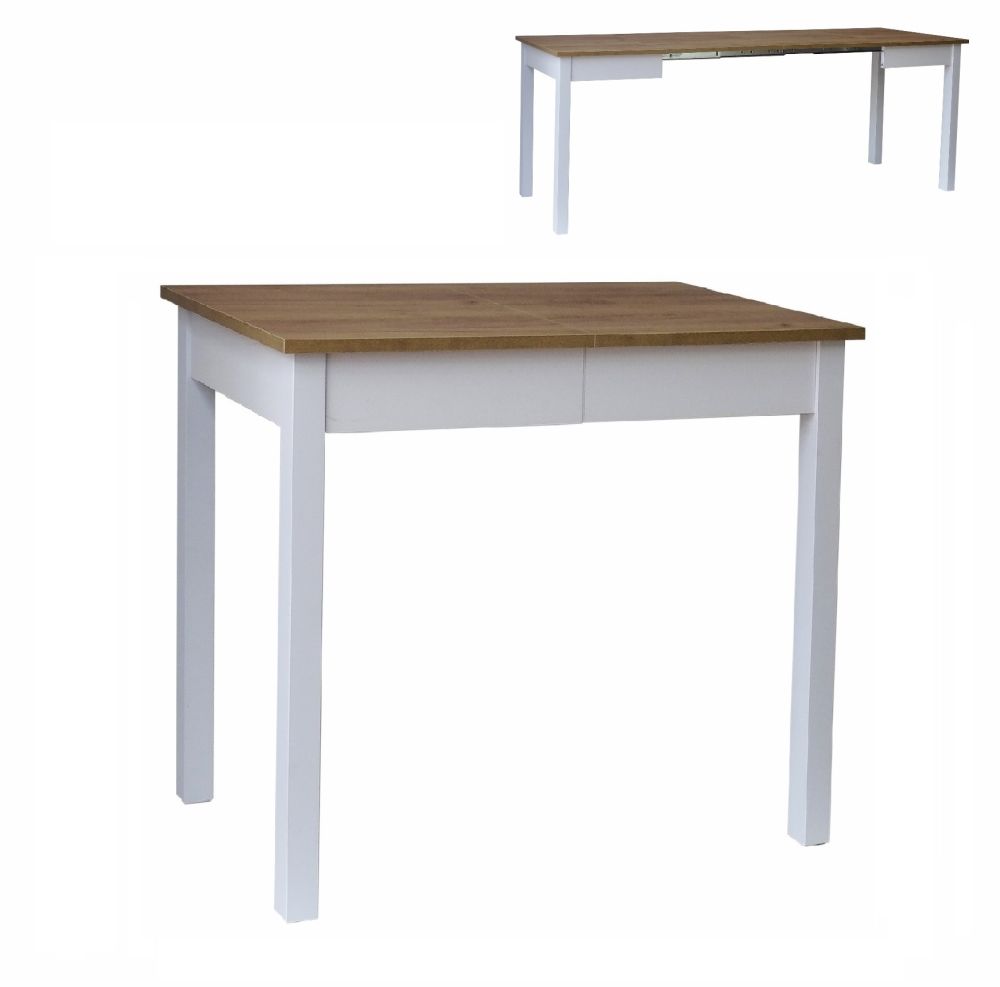 Stół rozsuwany 60x80/166cm blat grub. 18mm (Mix kolorów) Kod: 530/2 OKAZJA -20%