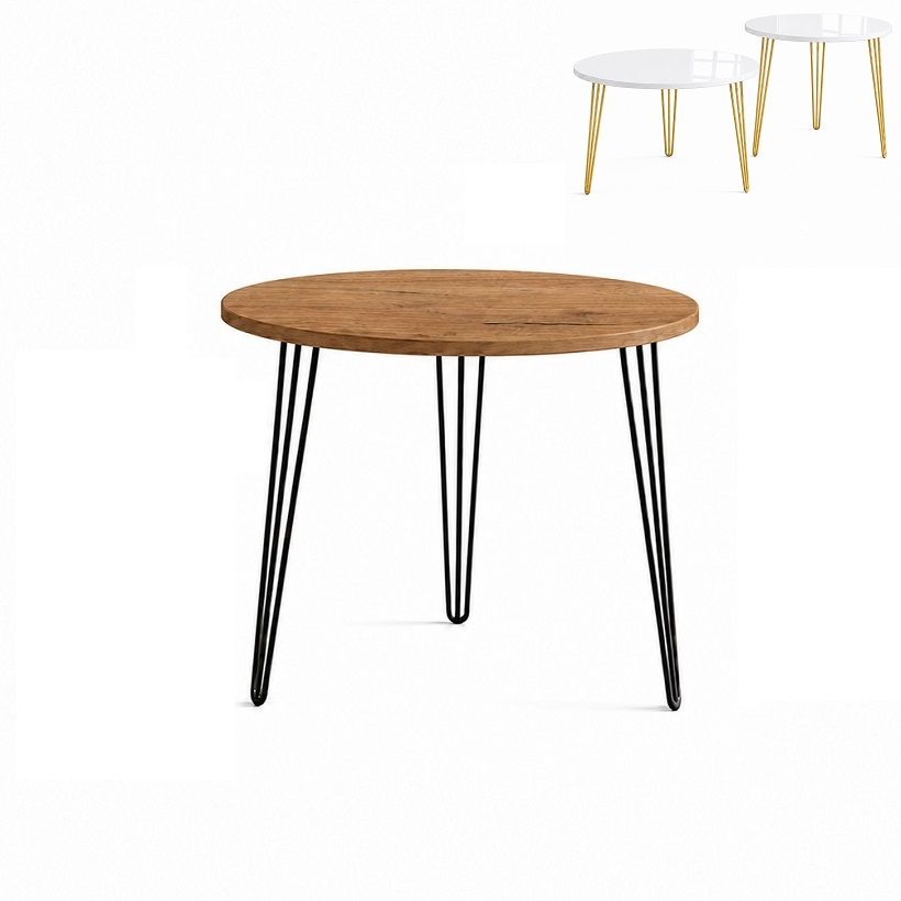 Stolik fi 60cm Hairpin legs_1 skośne Kod: 922