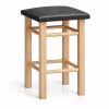 Taboret z siedziskiem nogi drewniane Kod: 633