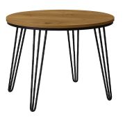 Stół fi 90cm Hairpin legs_1 skośne Kod: 458