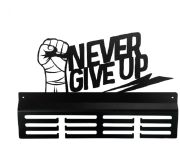 Wieszak na medale NEVER GIVE UP 1112