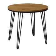 Stół fi 70cm Hairpin legs_1 skośne Kod: 456