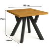Stół 100x100 blat do kantu grub. 36mm Kod: 1747