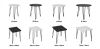 Stolik kwadratowy 50cm Hairpin legs_1 skośne Kod: 926