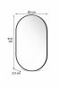  Lustro owalne 60cm x 91,5cm ramka metal Kod: 3102