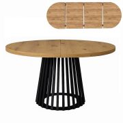 Stół rozsuwany Ø 120/220cm blat grub. 36mm Kod: 1754/2