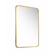 Lustro zaowalone 51cm x 76cm ramka metal Kod: 3103