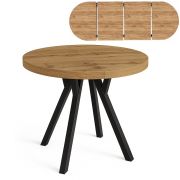Stół rozsuwany Ø 120/220cm blat grub. 36mm Kod: 1727/2
