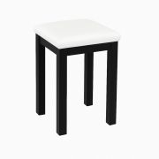Taboret z grubym siedziskiem nogi metalowe Kod: 651