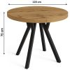 Stół rozsuwany Ø 120/270cm blat grub. 36mm Kod: 1727/3