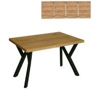 Stół rozsuwany 70x120/220cm blat grub. 36mm Kod: 1709/2