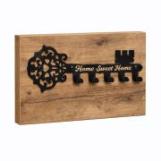 Wieszak na klucze na płycie HOME SWEET HOME Kod: 475