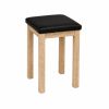 Taboret z grubym siedziskiem nogi drewniane Kod: 646